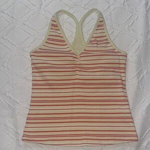 Old Navy Red and Yellow Striped Tank Top